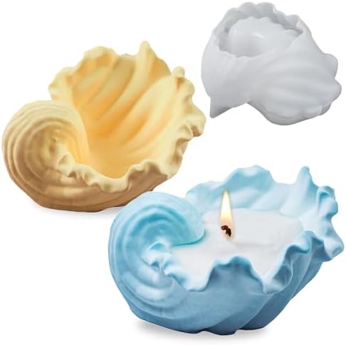 Wehous Resin Molds Silicone Mica Glitter Jewelry Candle Holder Storage Craft Kit