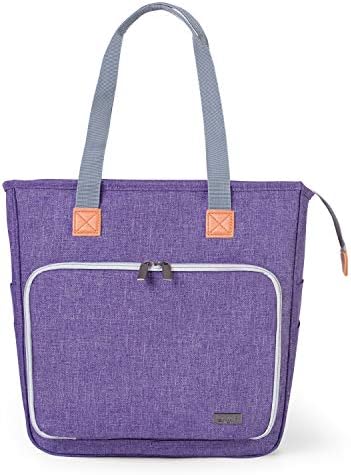 LUXJA Knitting Tote Bag Purple