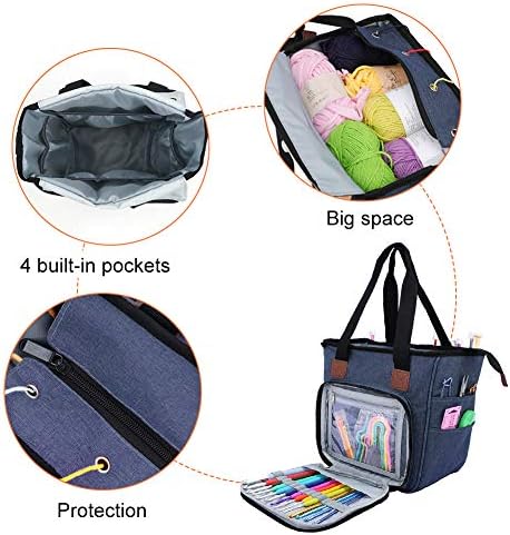 SumDirect Yarn Storage Tote Bag - Blue