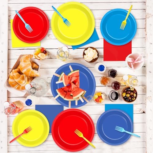 Dog Birthday Party Supplies 24 Piece Colorful Set
