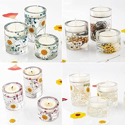 3PCS Tealight Holder Molds for DIY Resin Crafts
