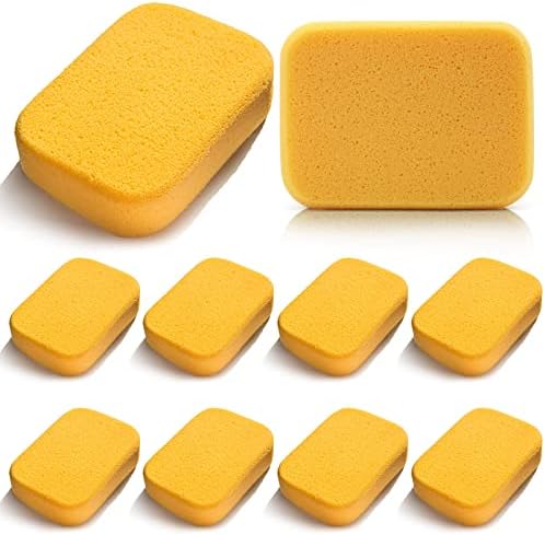 Yesland 10 Pcs Paint Sponges - Large Synthetic Sponges for Art Crafts Cleaning
