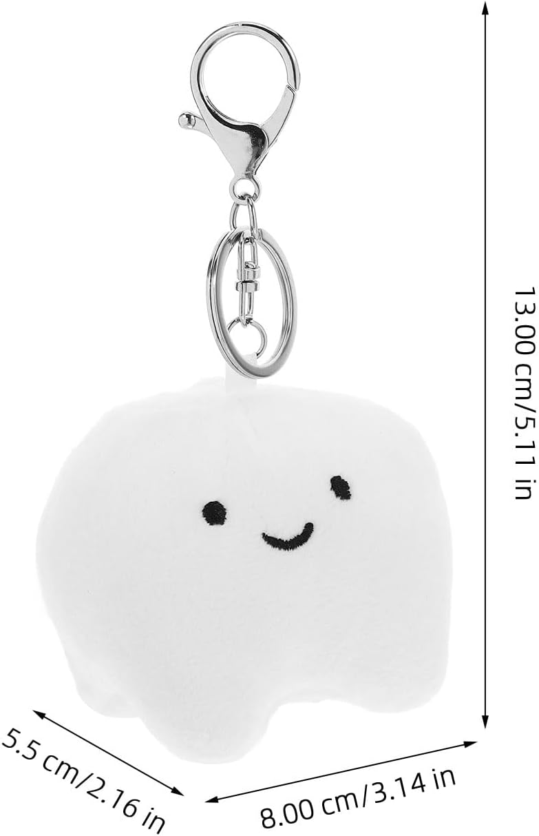 LUOZZY Plush Tooth Keychain for Key Bag Backpack