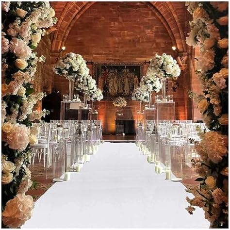White Anti-Slip Carpet for Wedding and Events