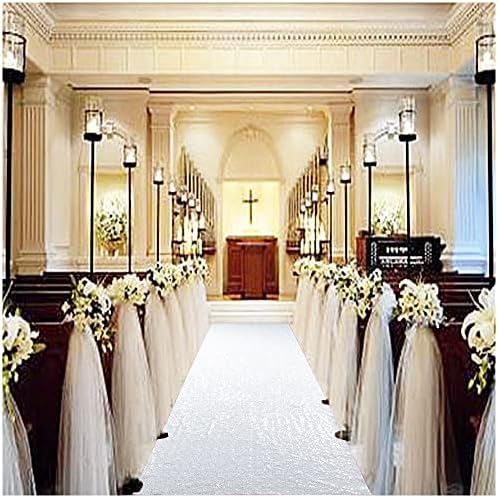 Glitter Aisle Runner for Weddings 2ft x 15ft Sequin Carpet