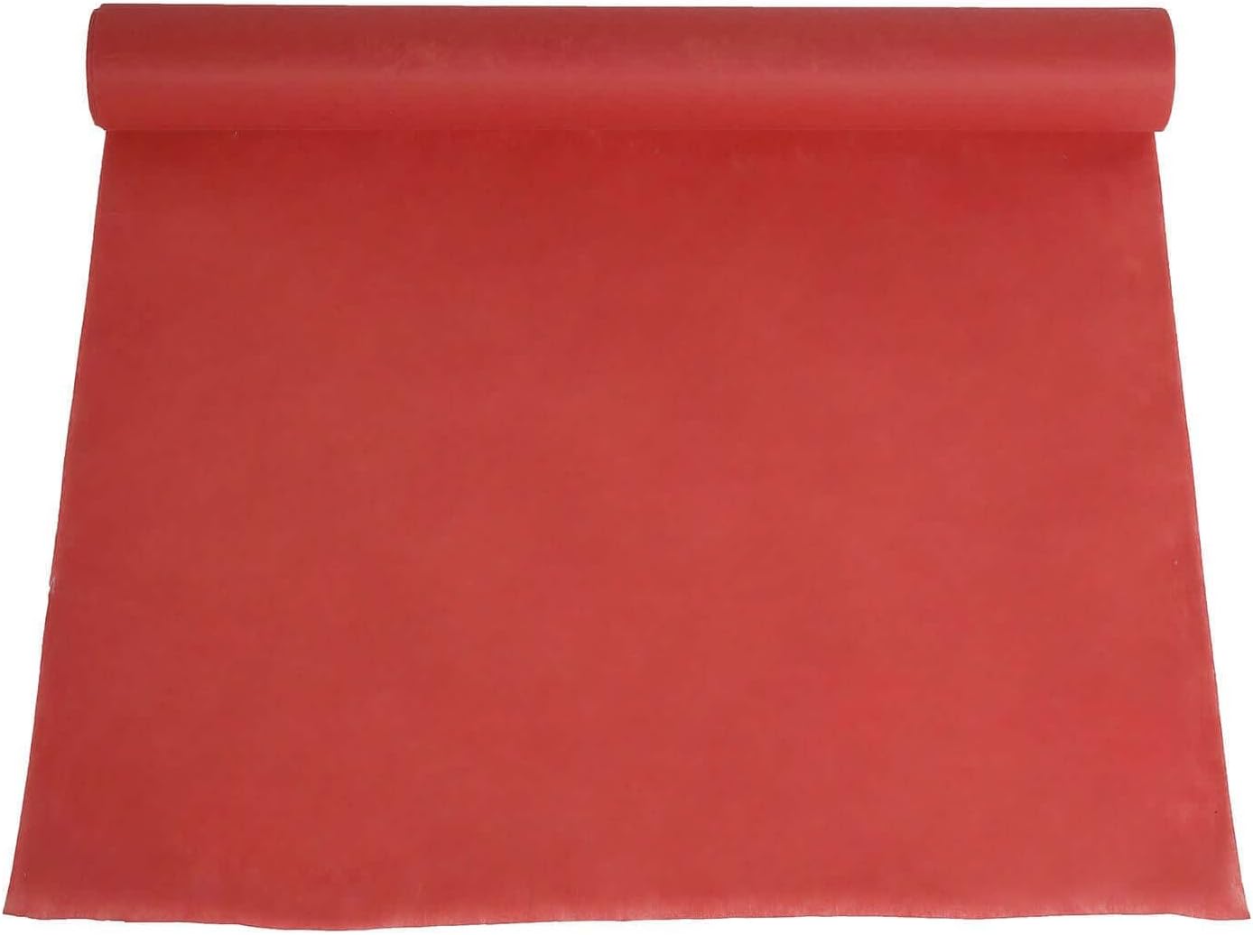 Efavormart 3FT x 100FT Red Rayon Aisle Runner