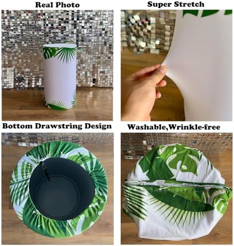 KONPON Stretchy Cylinder Plinth Dinosaur Birthday Cover