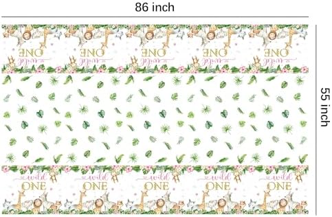Wild One Birthday Decorations Tablecloth Set