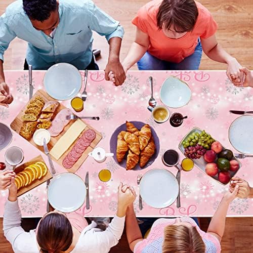 CMUSKO Baby Its Cold Outside Tablecloths 3Pcs Winter Wonderland Decorations