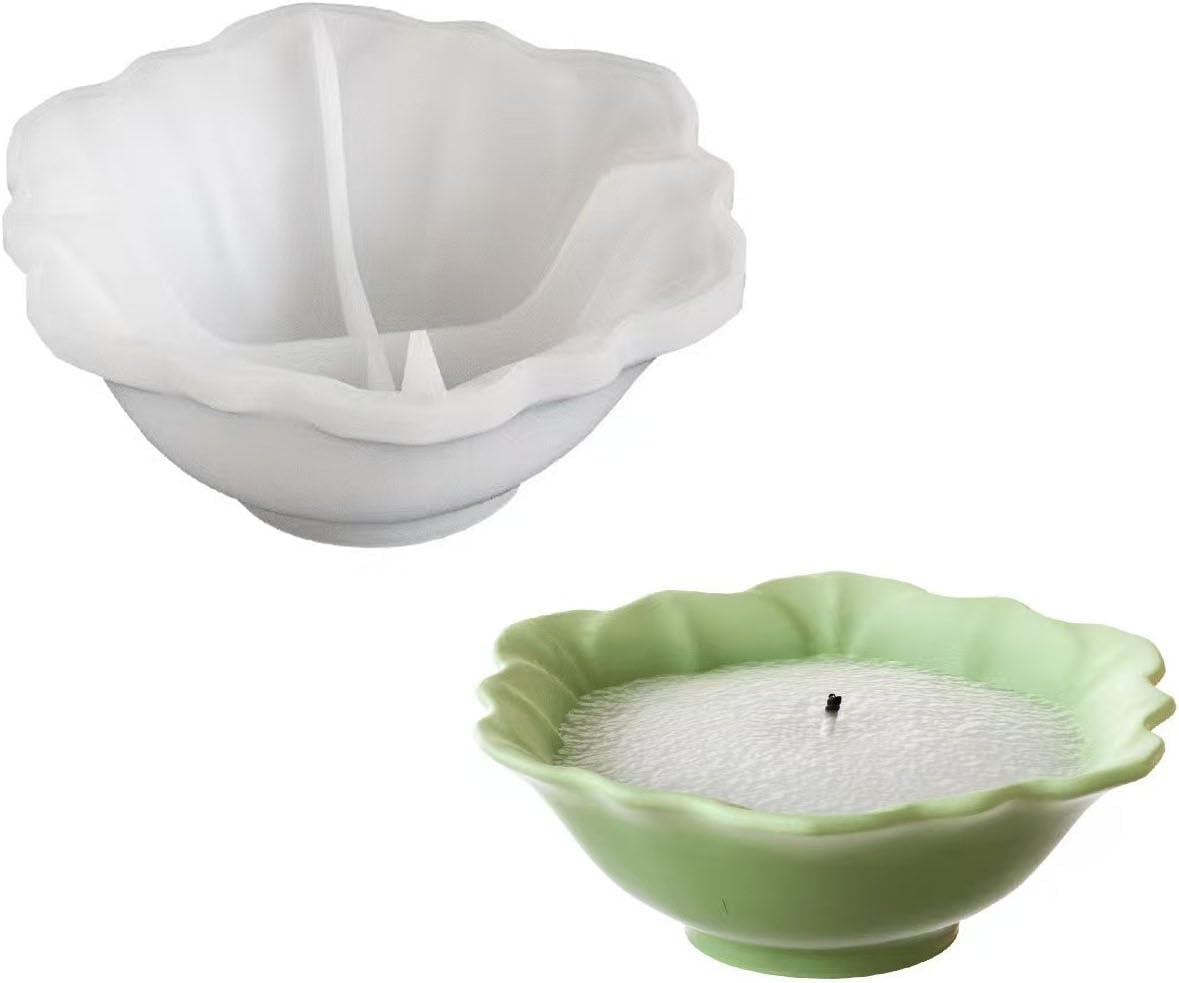Yitkch Silicone Candle Mold Set for Artistic Crafting
