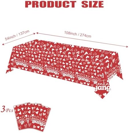 Galentines Gang Decor Tablecloths 54x108