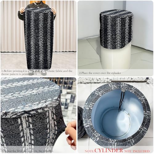 5 Piece Stretch Cylinder Covers for Cake Display