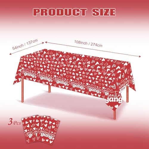 Galentines Gang Decor Tablecloths 54x108