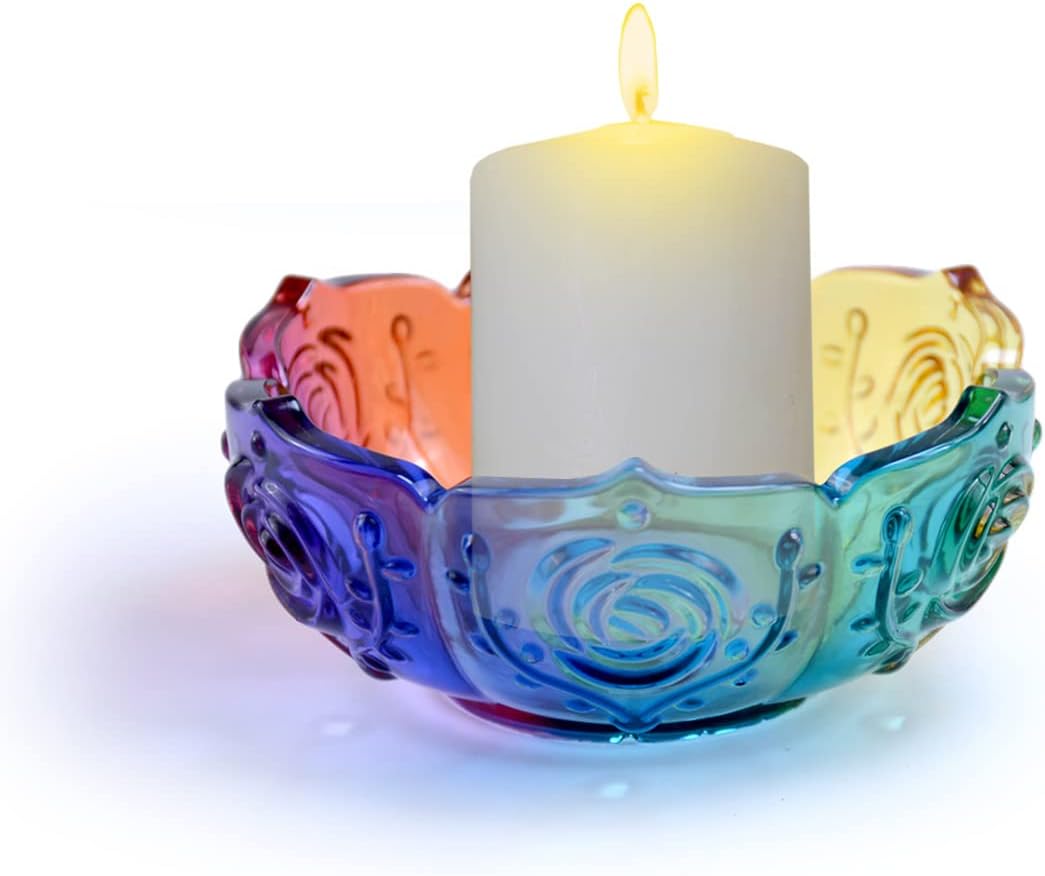 Resin Bowl Mold with Rose and Lotus Design