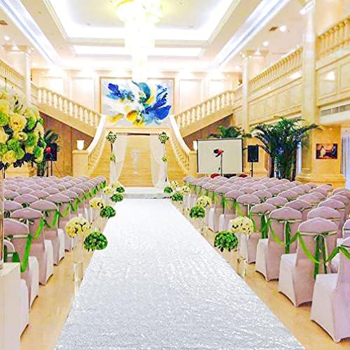 Glitter Aisle Runner for Weddings 2ft x 15ft Sequin Carpet