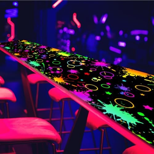 Haull 236x39 Inch Neon Dance Floor Aisle Runner
