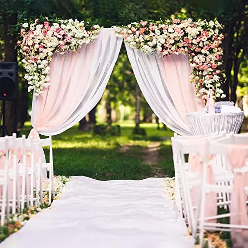 KAMPCO White Aisle Runner Carpet for Weddings