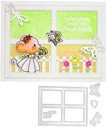 Happy Easter Bunny Metal Die-Cutting Stencil DIY Scrapbooking Stamp