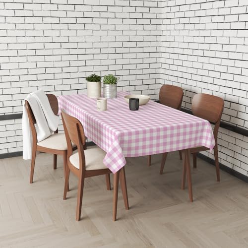 3 Pack Purple Gingham Tablecloths for Events