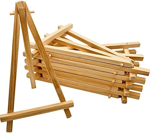 75 Inch Mini Wood Display Easel 10 Pcs Tabletop Easels