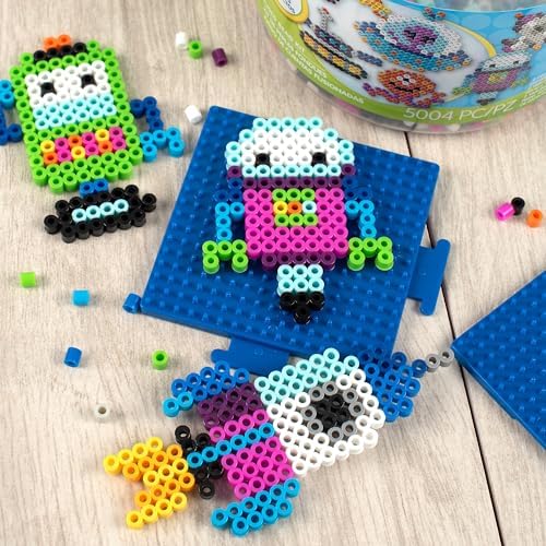Perler 80-42994 Fused Bead Activity Bucket with 5004 Pieces