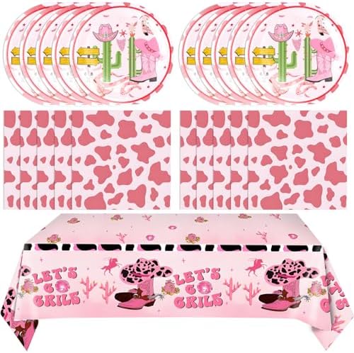 41Pcs Wild West Cowgirl Party Decorations
