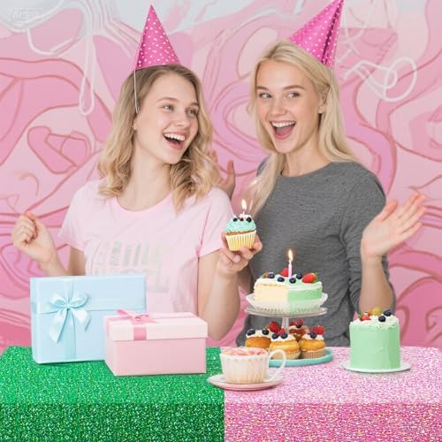 Witch Themed Holographic Tablecloth 2 Pack