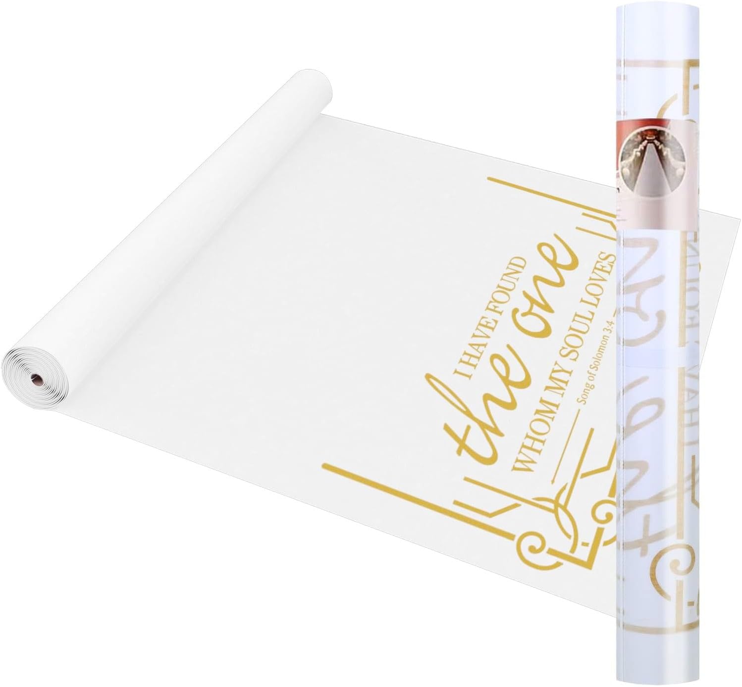 FrenzyBird Aisle Runner Wedding 3x100 Feet White Walkway Decor