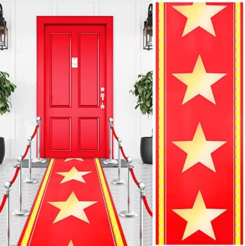 Movie Night Red Carpet Table Runner with LED Lights