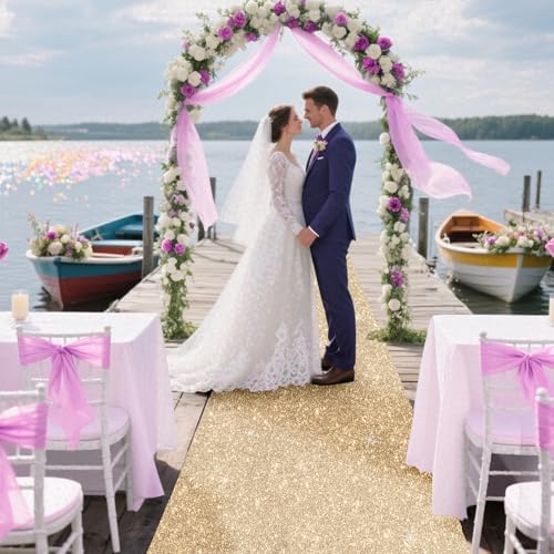 Glitter Carpet Runner for Party 26ft x 30ft