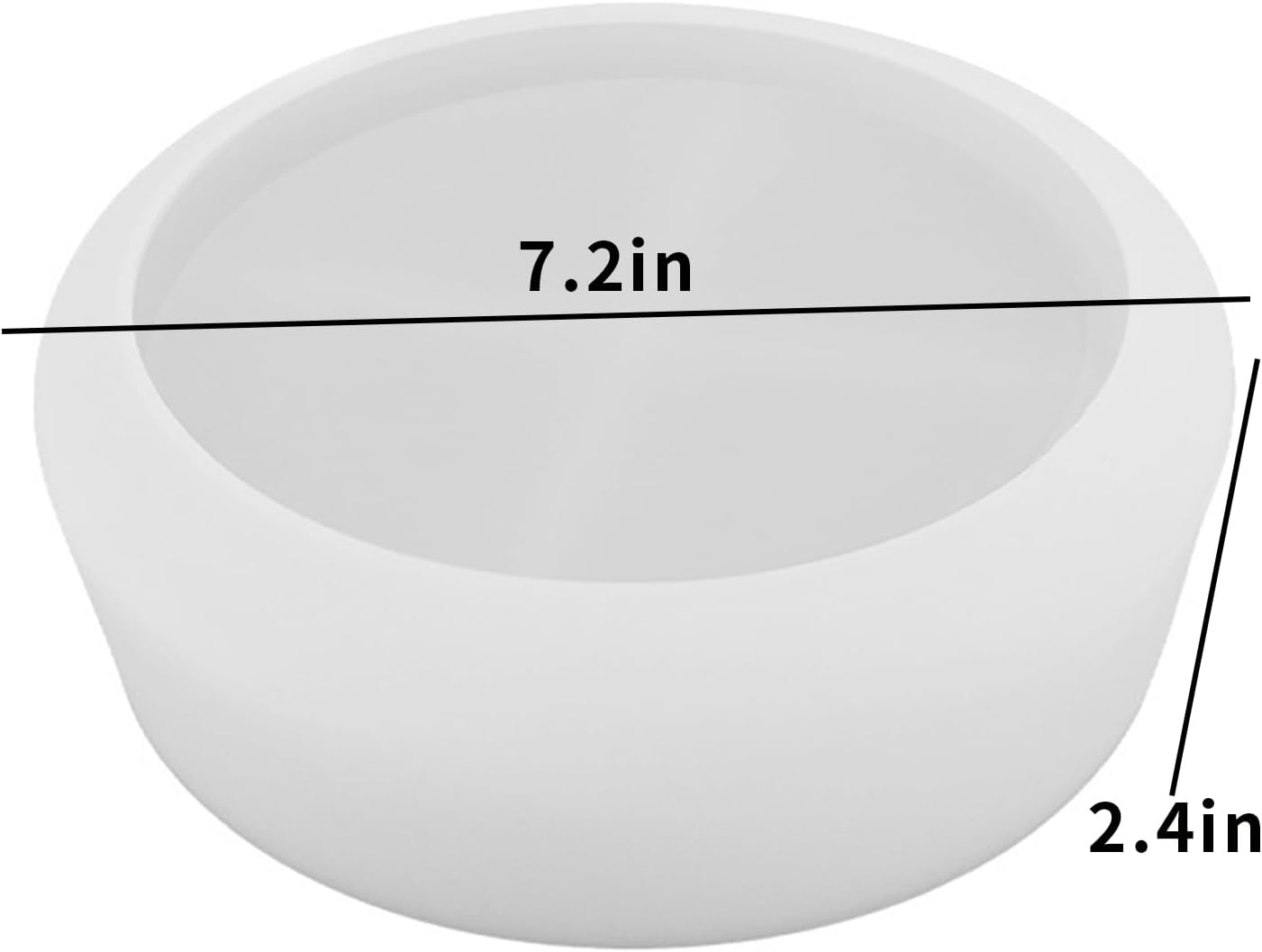 Large 72 Inch Silicone Candle Bowl Mold