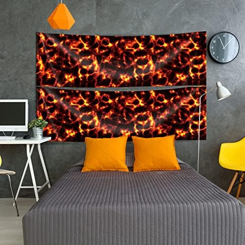 Tudomro 2 Pack Lava Themed Aisle Runners
