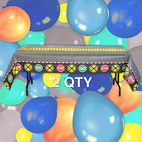 Havercamp Train Tablecloth for Kids Birthday Party