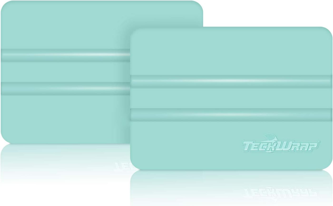 TECKWRAP Craft Mint Squeegee Vinyl Scraper Tool 2pcs Pack
