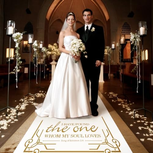 FrenzyBird Aisle Runner Wedding 3x100 Feet White Walkway Decor