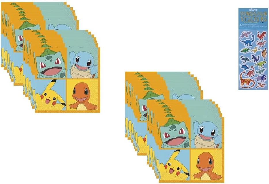 Unique Pokemon Birthday Party Supplies Bundle Pack