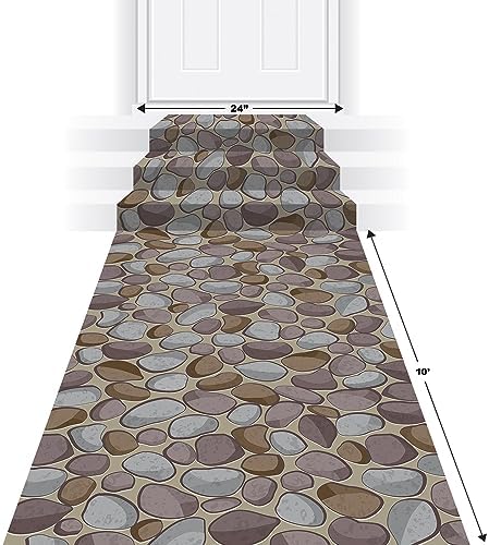 Beistle Cobblestone Aisle Runner Medieval Theme Decor