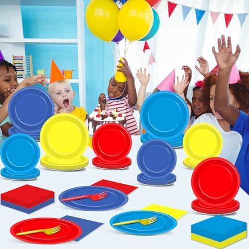 Dog Birthday Party Supplies 24 Piece Colorful Set