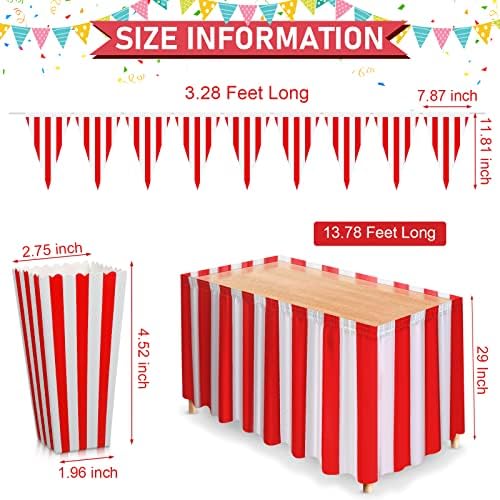 Tatuo Circus Theme Decorations Set for Parties