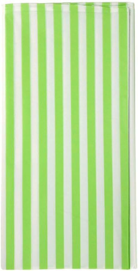 OOCC 2 Pcs Disposable Table Cover Light Green Stripe