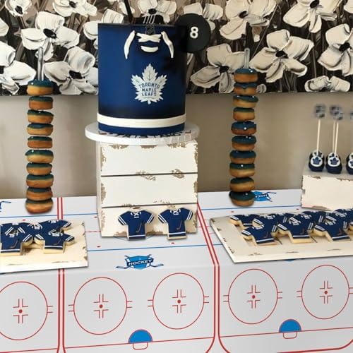 Ice Hockey Table Cover Set 3 Pack 86x51 Inches