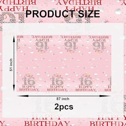 2pcs Butterfly Tablecloth for Party Decorations