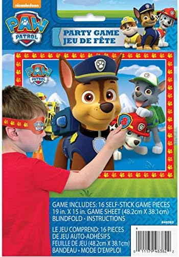 Paw Patrol Party Favor Bundle with Game and Masks