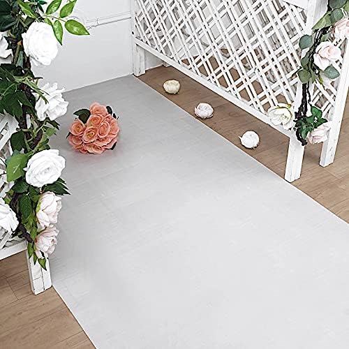 100 Feet White PVC Wedding Aisle Runner 1
