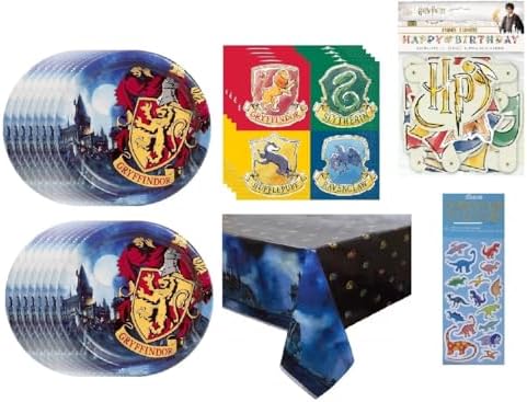 Harry Potter Birthday Party Supplies Decoration Bundle Pack
