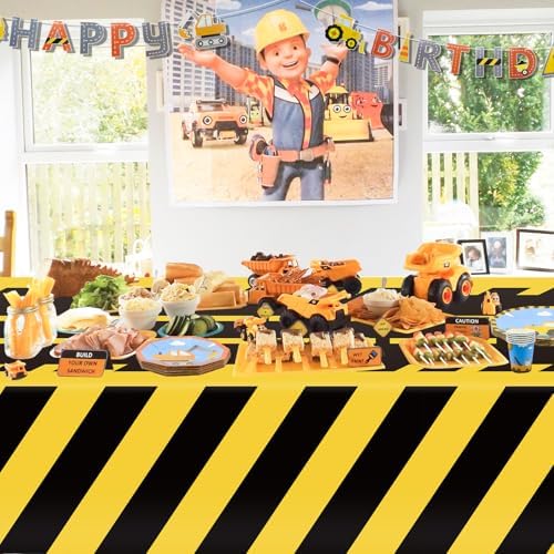 4 Pack Racing Car Theme Tablecloths for Kids Parties