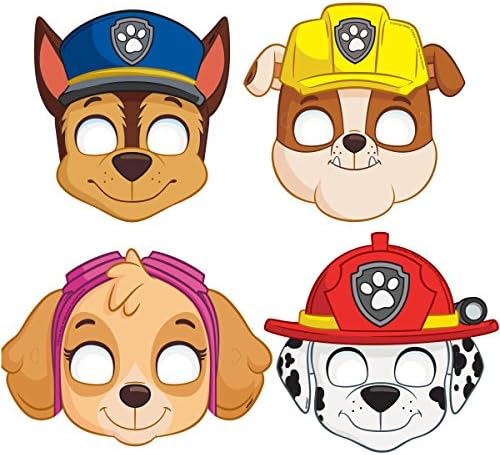 Paw Patrol Party Favor Bundle with Game and Masks