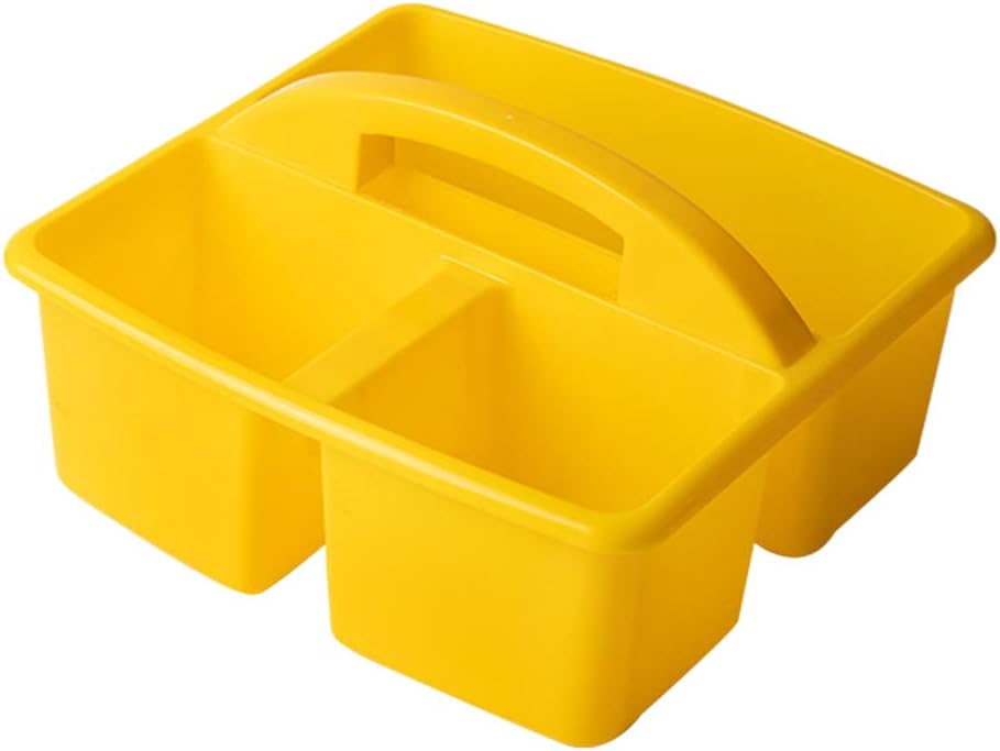 MODODO 3 Compartment Storage Basket Bin Box for Classroom and Home