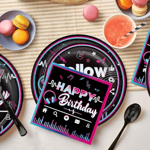 Music Theme Party Decorations Set for 20 Guests