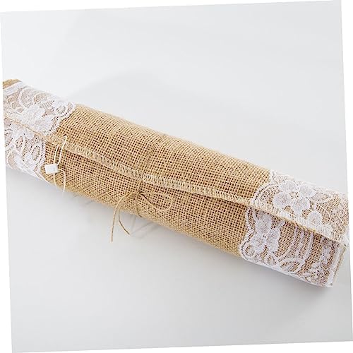 Zerodeko Rustic Lace Table Runner for Home and Parties